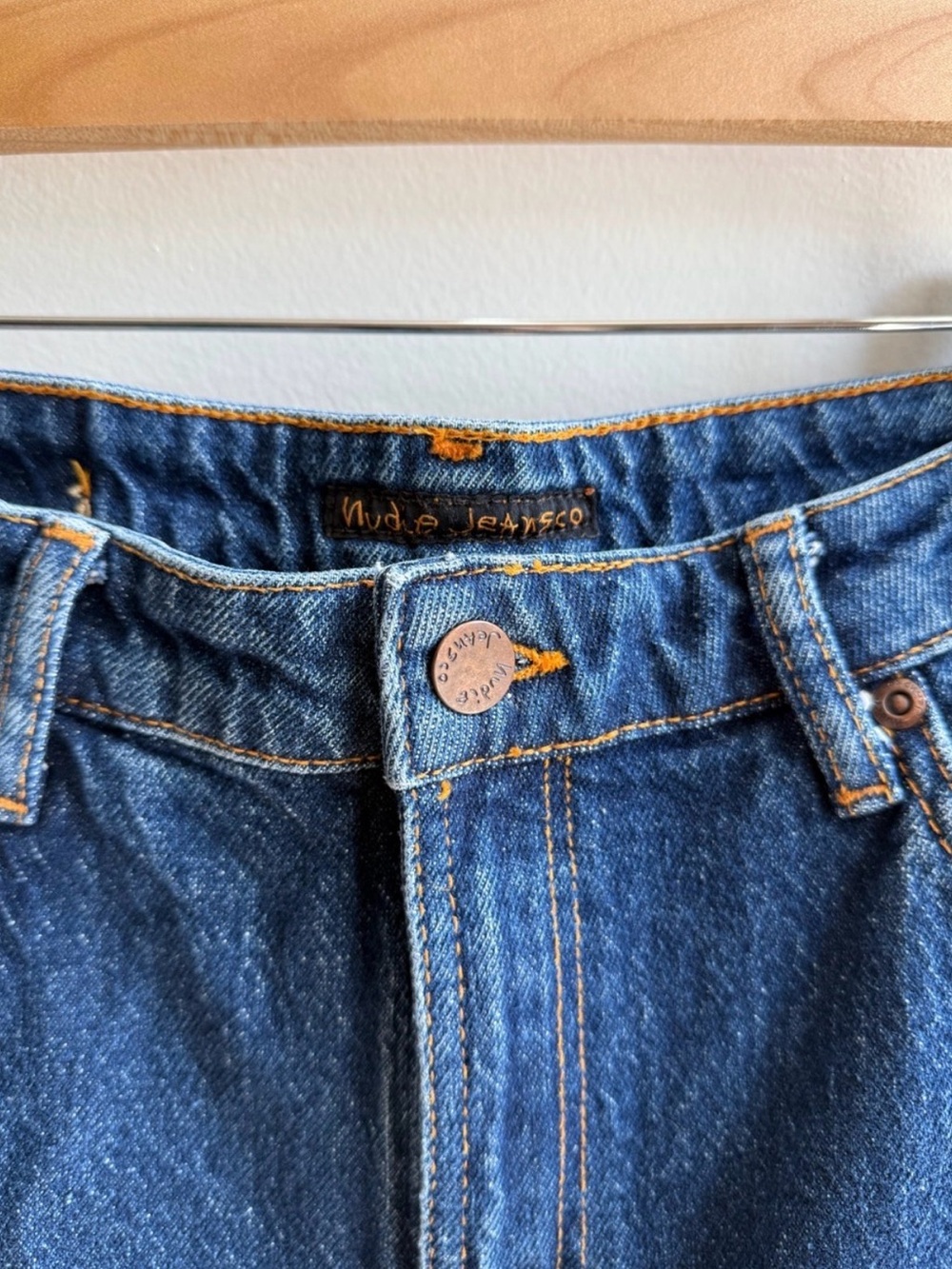 Nudie Jeans | Classic High-Rise Straight Leg Jeans - Picture 3 of 3